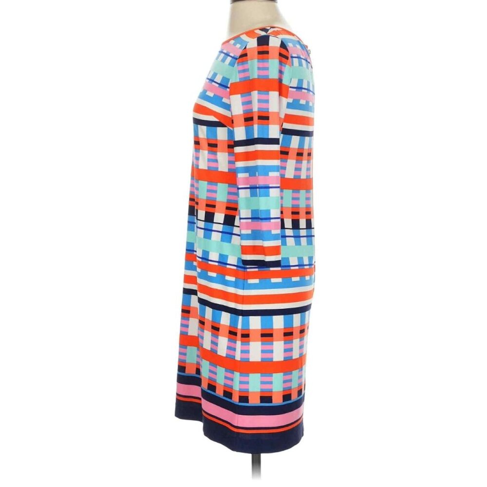 Eliza J Multi-Colored Geometric Print Shift Dress 18W NWT - Picture 3 of 4